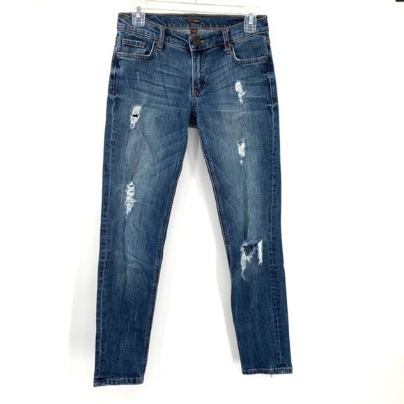 EDYSON Soho Relaxed Boyfriend Jeans Distressed 24 - Picture 1 of 8